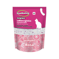 Katzenstreu Inodorina MAGIQUE ROSE Rosen 5 L