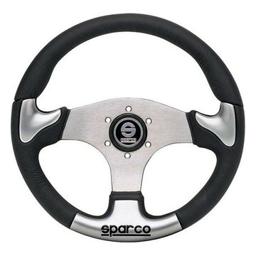 Rennsport-Lenkrad Sparco 015THPUGR345 Schwarz Silberfarben