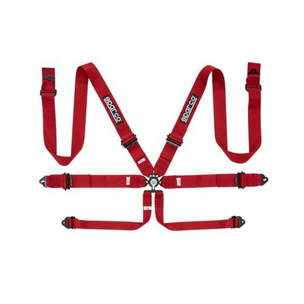 6-Punkt-Gurt Sparco S04818RALRS Rot