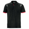 Kurzarm Poloshirt Sparco TECH STRETCH Schwarz M