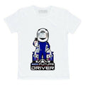 Kurzarm-T-Shirt für Kinder Sparco Future Racer Weiß
