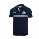 Kurzarm Poloshirt Sparco Martini Racing XL Marineblau