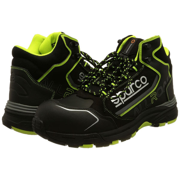 Sicherheits-Schuhe Sparco Allroad-H Motegi Schwarz Gelb 43
