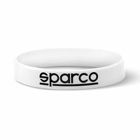 Herrenarmreif Sparco S099093BI10 Silikon 9 cm Weiß (Einheitsgröße) (10 Stück)