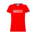 Damen Kurzarm-T-Shirt Sparco LADY FRAME Rot (L)