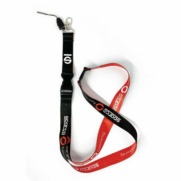 Faltbarer Regenschirm Sparco S099103NRRS Schwarz/Rot