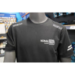 Herren Kurzarm-T-Shirt Sparco Koma Tools 02416nrgs Schwarz