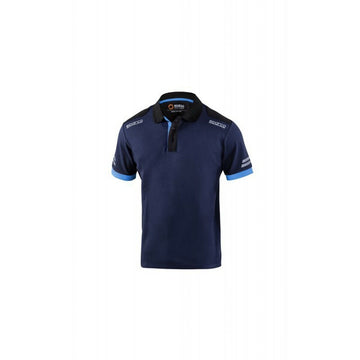 Herren Kurzarm-Poloshirt Sparco Sparco Tech Blau Marineblau XS