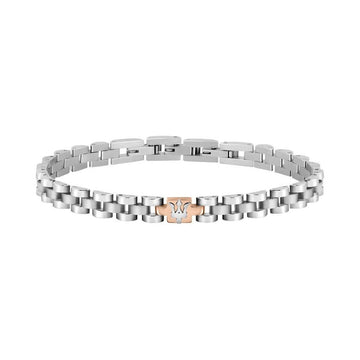 Herrenarmreif Maserati ICONIC Edelstahl Silberfarben