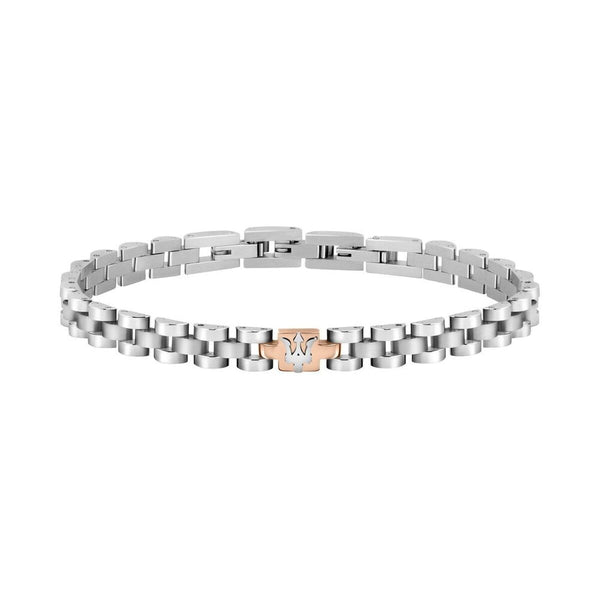 Herrenarmreif Maserati ICONIC Edelstahl Silberfarben