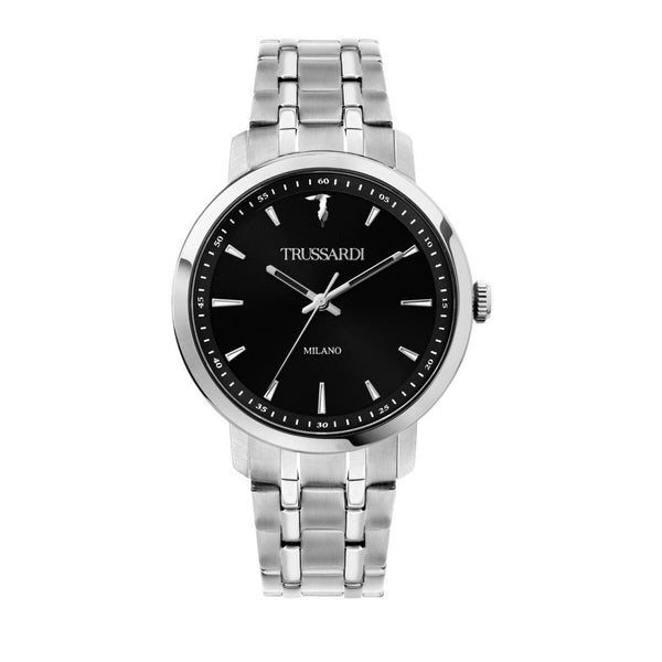 Herrenuhr Trussardi R2453147008 Schwarz Silberfarben (Ø 41 mm)