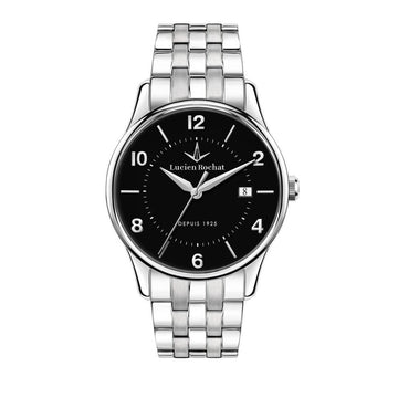 Herrenuhr Lucien Rochat R0453115002 Schwarz Silberfarben