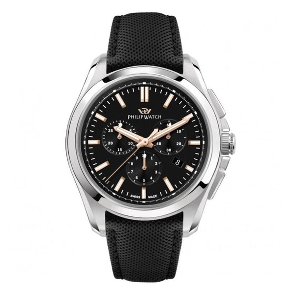 Herrenuhr Philip Watch AMALFI CHRONO Schwarz (Ø 43 mm)