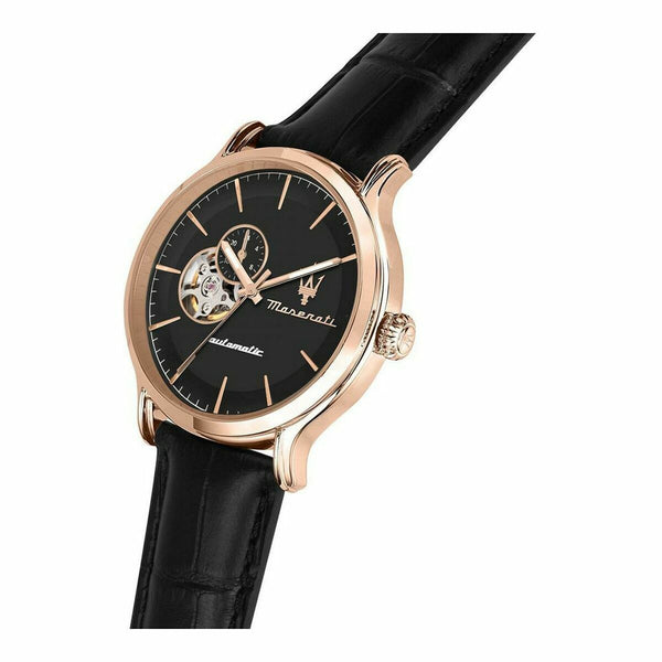 Herrenuhr Maserati EPOCA AUTOMATIC Schwarz