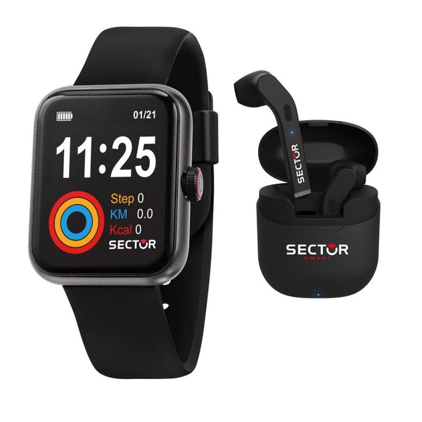 Smartwatch Sector R3251282008 Schwarz
