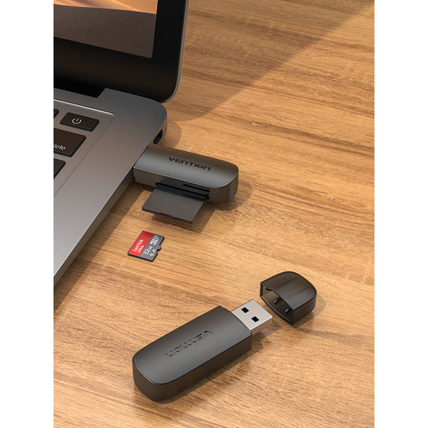 Externes Kartenlesegerät Vention CLFB0 Schwarz