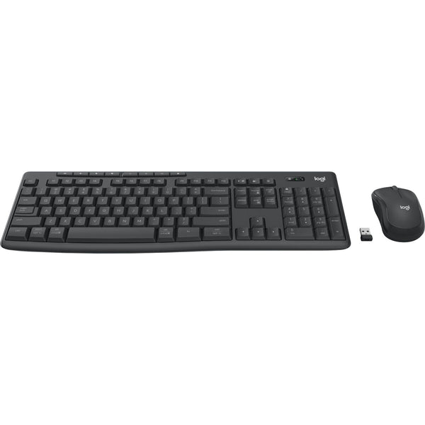 Tastatur mit Maus Logitech MK370 Graphit Italienisch Qwerty US