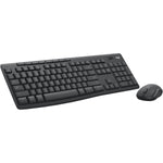 Tastatur mit Maus Logitech MK370 Graphit Italienisch Qwerty US