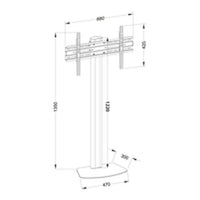 TV Halterung Techly ICA-TR27 55" 40 kg