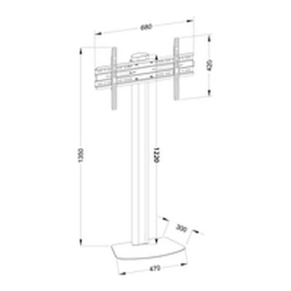 TV Halterung Techly ICA-TR27 55" 40 kg