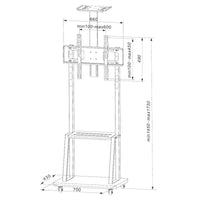 Einstellbare Unterstützung Techly ICA-TR33 32" 70"