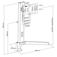 Träger für den Tisch Techly ICA-LCD G32 17" 32"