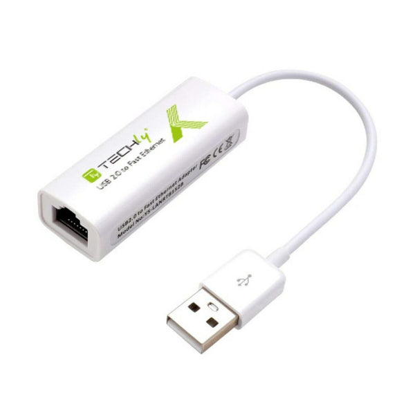 USB-zu-Ethernet-Adapter Techly 107630 15 cm