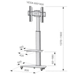 TV Halterung Techly ICA-TR3SL 40 kg 70" 37"