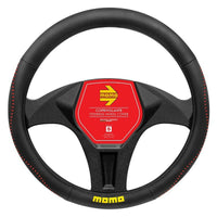 Lenkradabdeckung MOMO MOMLSWC018BRS Schwarz/Rot Ø 36 cm