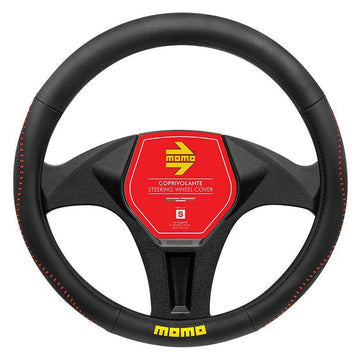 Lenkradabdeckung MOMO MOMLSWC018BRS Schwarz/Rot Ø 36 cm