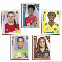 Aufkleber-Pack Panini FIFA Women's World Cup AU/NZ 2023 9 Briefumschläge