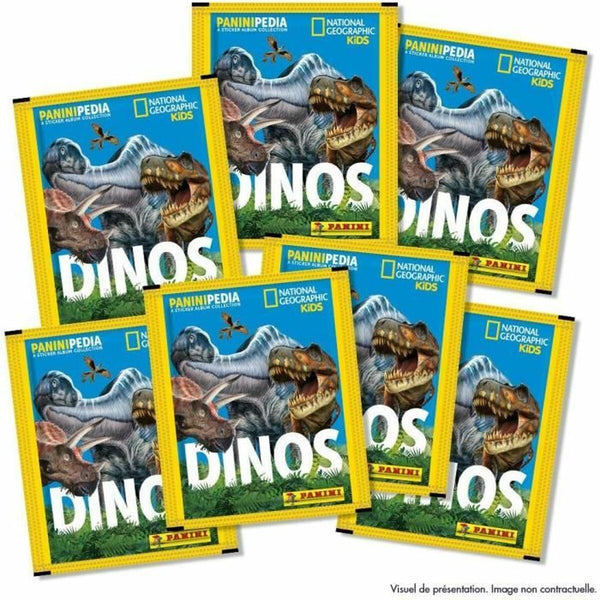 Aufkleber-Pack Panini National Geographic - Dinos (FR) 7 Briefumschläge