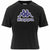 Damen Kurzarm-T-Shirt Kappa Fabra Schwarz