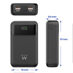 Powerbank Eminent EW1164 Schwarz 20000 mAh
