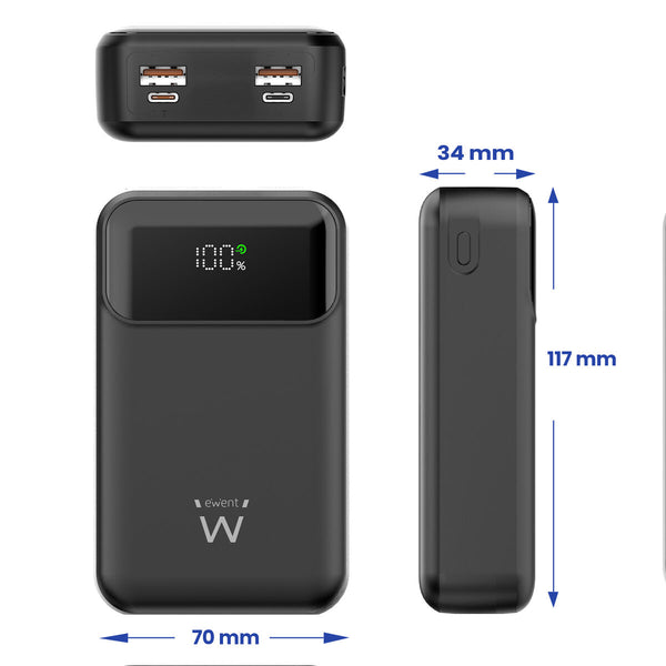 Powerbank Eminent EW1164 Schwarz 20000 mAh