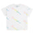 Herren Kurzarm-T-Shirt Champion Crewneck Croptop Größe L Weiß