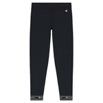 Sporthose Damen Champion Crop Logo Tape W Dunkelblau