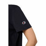 Damen Kurzarm-T-Shirt Champion Champion Crewneck Schwarz