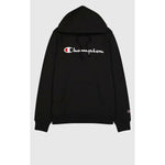 Herren Sweater mit Kapuze Champion HOODED SWEATSHIRT 220253 NBK Schwarz