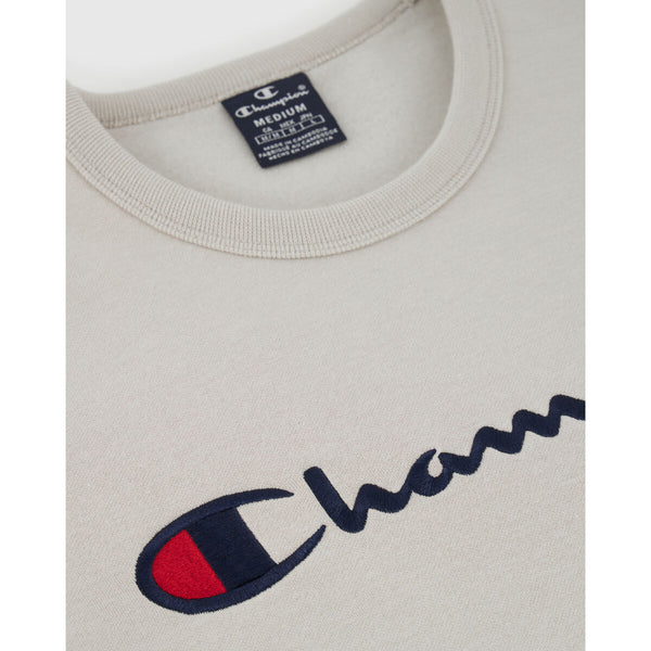 Herren Sweater ohne Kapuze Champion CREWNECK SWEATSHIRT 220254 SVL Grau