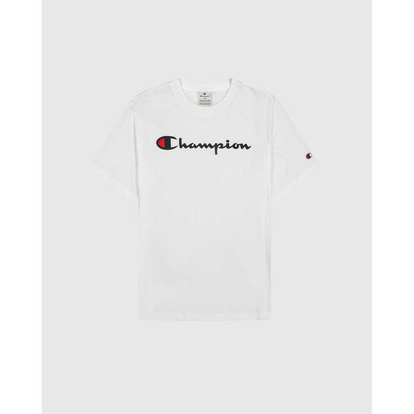 Herren Kurzarm-T-Shirt Champion CHAMPION SS TEE 220256 Weiß