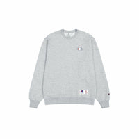 Herren Sweater ohne Kapuze Champion Hellgrau