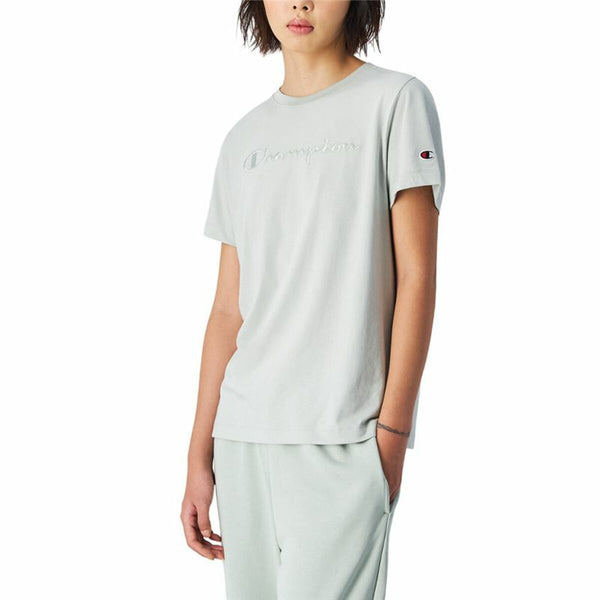 Damen Kurzarm-T-Shirt Champion Champion SS Blau grün