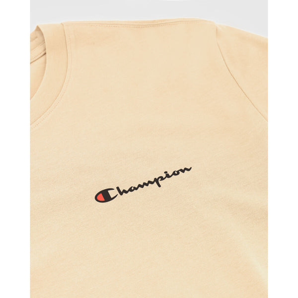 Herren Kurzarm-T-Shirt Champion CHAMPION SS TEE 220264 WKK Beige