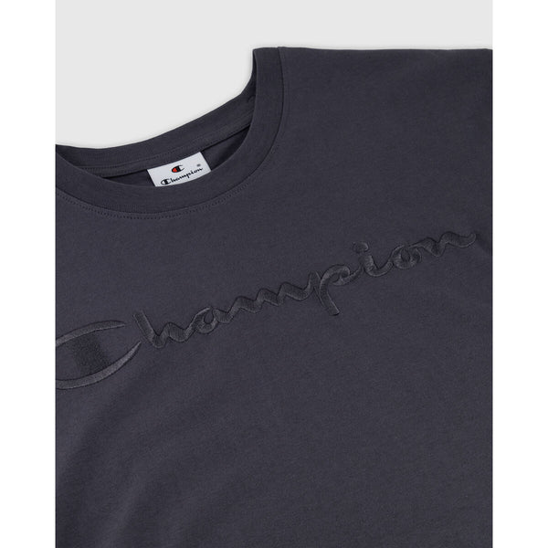 Herren Kurzarm-T-Shirt Champion CHAMPION SS TEE 220273 Marineblau