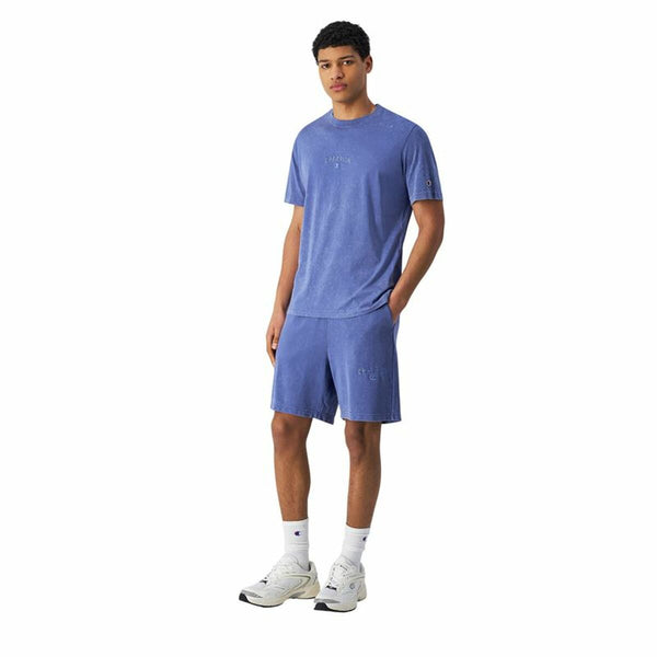 Herren Kurzarm-T-Shirt Champion Champion SS Svb Blau Indigo