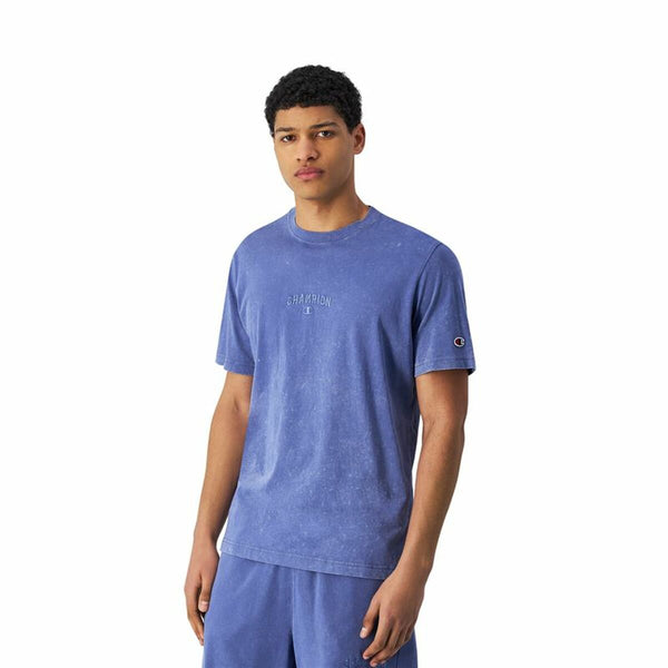 Herren Kurzarm-T-Shirt Champion Champion SS Svb Blau Indigo