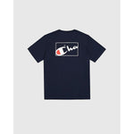 Herren Kurzarm-T-Shirt Champion CHAMPION SS TEE 220775 NNY Marineblau
