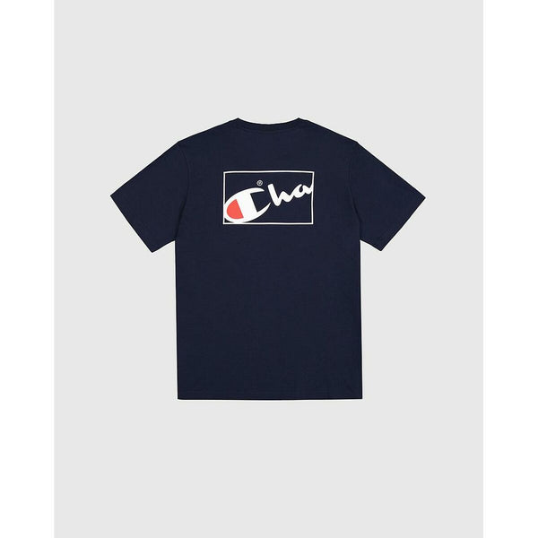 Herren Kurzarm-T-Shirt Champion CHAMPION SS TEE 220775 NNY Marineblau