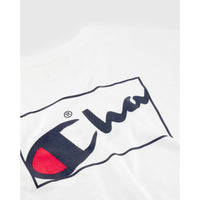 Herren Kurzarm-T-Shirt Champion CHAMPION SS TEE 220775 Weiß